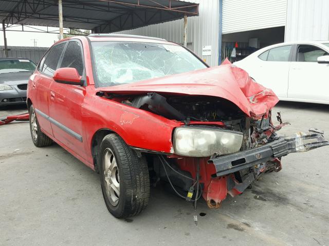 KMHDN55DX3U075700 - 2003 HYUNDAI ELANTRA GL RED photo 1