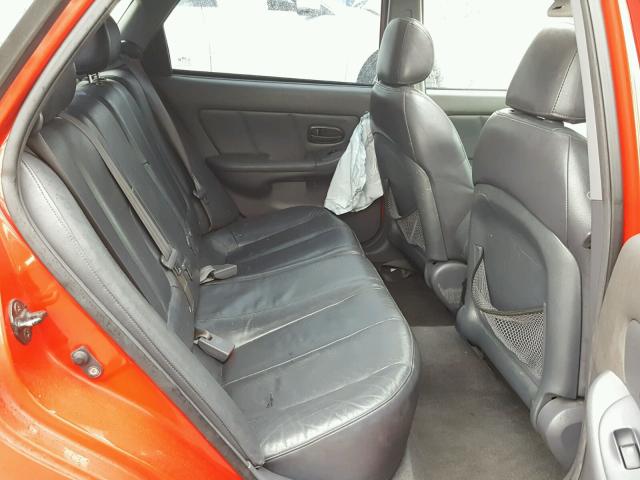 KMHDN55DX3U075700 - 2003 HYUNDAI ELANTRA GL RED photo 6