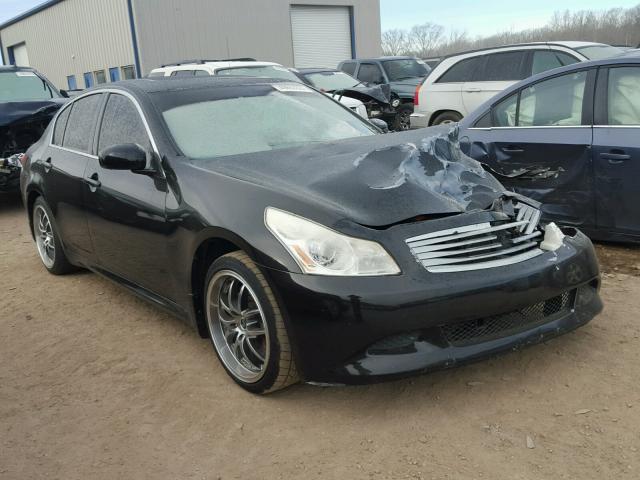 JNKBV61E28M224025 - 2008 INFINITI G35 BLACK photo 1