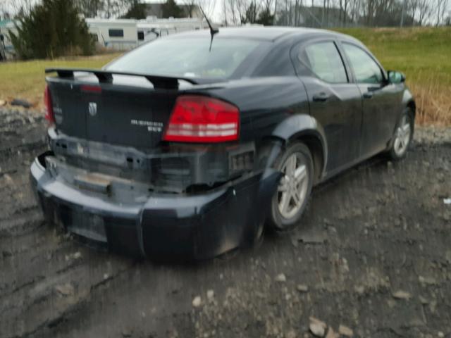 1B3LC56B19N503824 - 2009 DODGE AVENGER SX BLACK photo 4