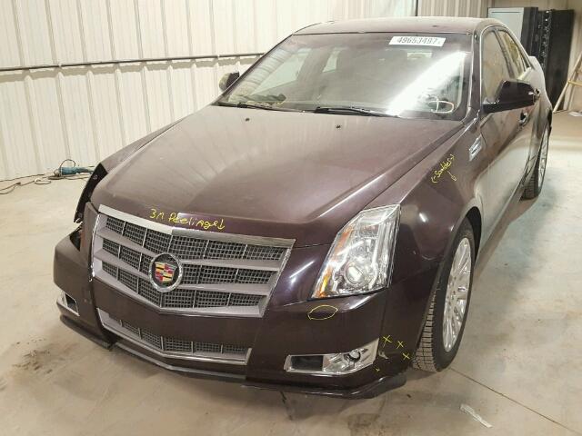 1G6DL5EG7A0119115 - 2010 CADILLAC CTS PERFOR BURGUNDY photo 2