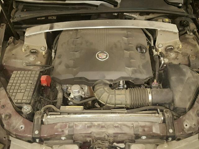 1G6DL5EG7A0119115 - 2010 CADILLAC CTS PERFOR Burgund zdjęcie 7