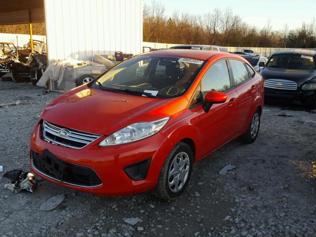 3FADP4BJ5CM220736 - 2012 FORD FIESTA SE RED photo 2