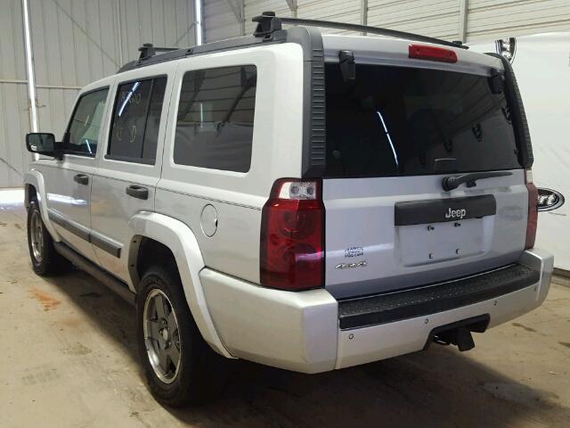 1J8HG48K46C209267 - 2006 JEEP COMMANDER SILVER photo 3