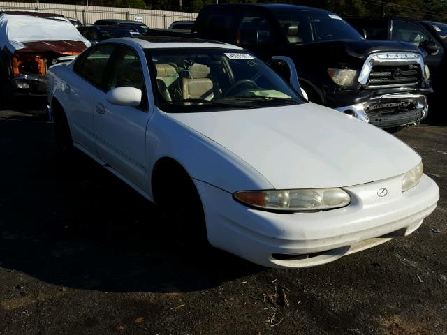 1G3NF52E81C149170 - 2001 OLDSMOBILE ALERO GLS WHITE photo 1