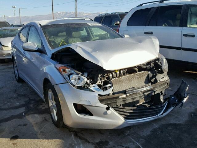 5NPDH4AE1CH096465 - 2012 HYUNDAI ELANTRA SILVER photo 1