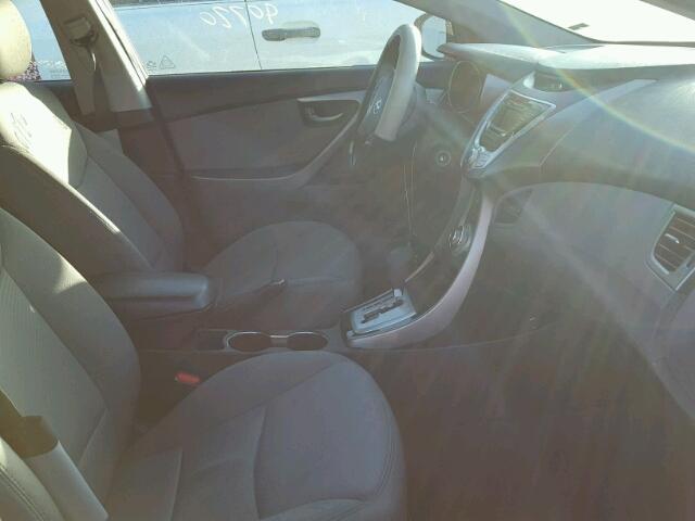 5NPDH4AE1CH096465 - 2012 HYUNDAI ELANTRA SILVER photo 5