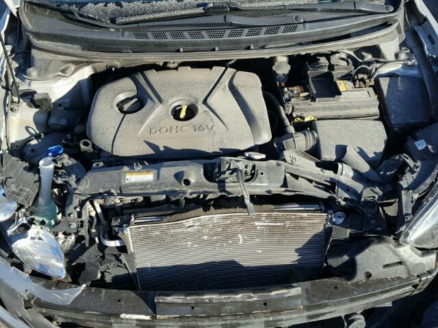 5NPDH4AE1CH096465 - 2012 HYUNDAI ELANTRA SILVER photo 7