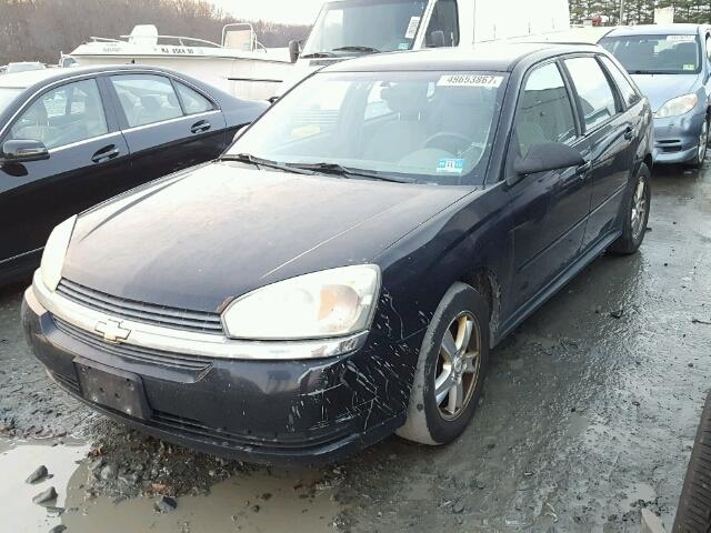 1G1ZT62855F255700 - 2005 CHEVROLET MALIBU MAX 黑色 照片 2