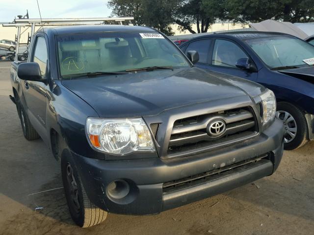 5TENX22NX9Z637576 - 2009 TOYOTA TACOMA GRAY photo 1