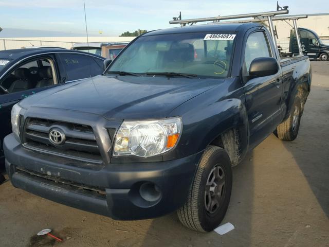 5TENX22NX9Z637576 - 2009 TOYOTA TACOMA GRAY photo 2