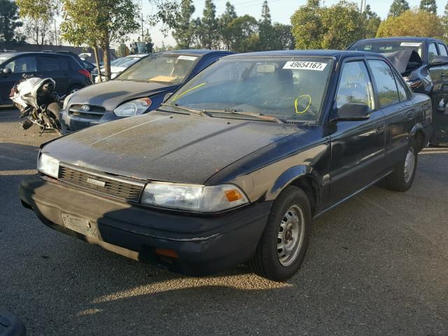 JT2AE94A9L3305232 - 1990 TOYOTA COROLLA DL BLACK photo 2