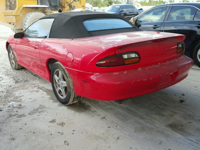 2G1FP32G9W2136595 - 1998 CHEVROLET CAMARO Z28 RED photo 3