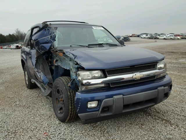 1GNDT13S432411445 - 2003 CHEVROLET TRAILBLAZE BLUE photo 1