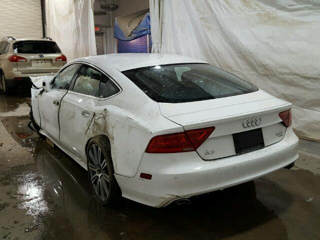 WAU3GAFC7DN073078 - 2013 AUDI A7 PRESTIG WHITE photo 3