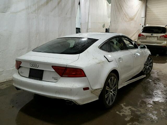 WAU3GAFC7DN073078 - 2013 AUDI A7 PRESTIG WHITE photo 4