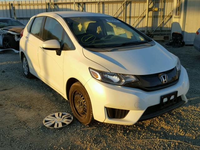 JHMGK5H51HS002702 - 2017 HONDA FIT LX WHITE photo 1