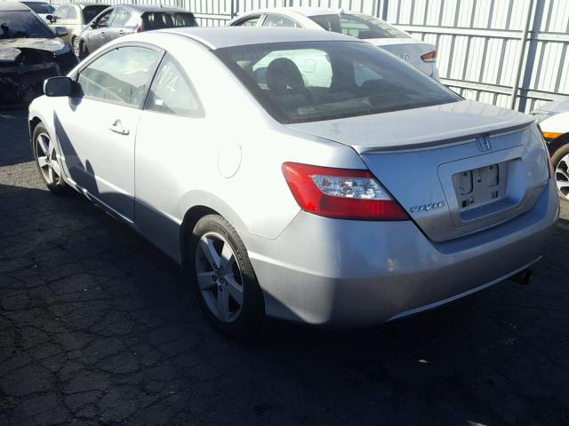 2HGFG12866H578981 - 2006 HONDA CIVIC EX SILVER photo 3