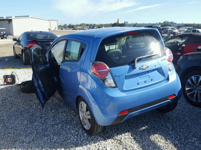 KL8CB6S94FC765122 - 2015 CHEVROLET SPARK LS BLUE photo 3