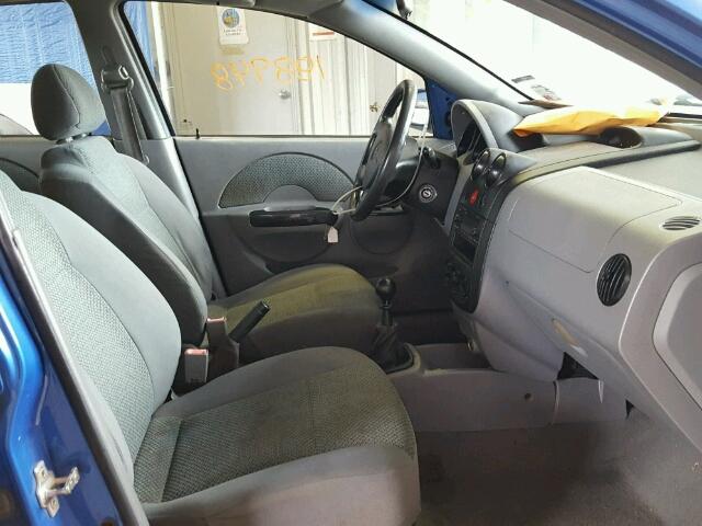 KL1TJ52634B266607 - 2004 CHEVROLET AVEO LS 蓝色 照片 5