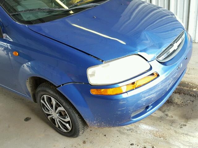 KL1TJ52634B266607 - 2004 CHEVROLET AVEO LS 蓝色 照片 9