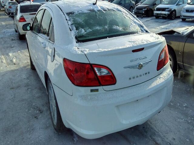 1C3LC56D69N542011 - 2009 CHRYSLER SEBRING TO WHITE photo 3