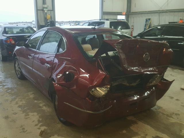 2G4WD582571140024 - 2007 BUICK LACROSSE C BURGUNDY photo 3