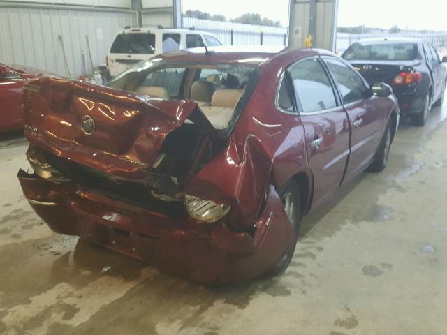 2G4WD582571140024 - 2007 BUICK LACROSSE C BURGUNDY photo 4