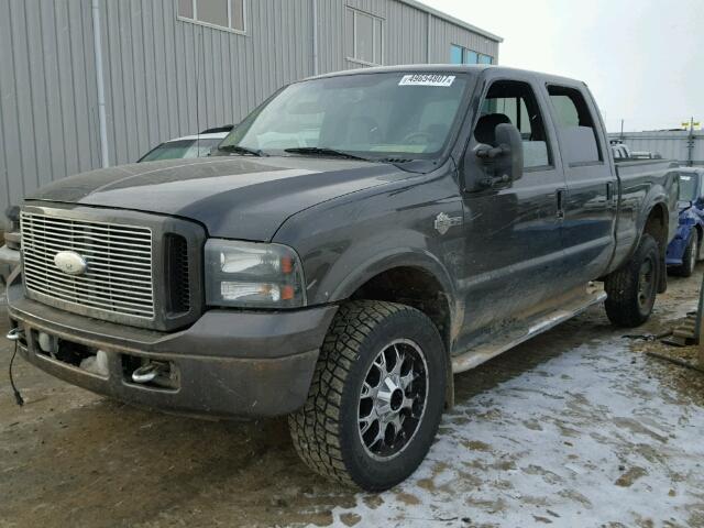 1FTWW31P27EA00701 - 2007 FORD F350 SRW S BROWN photo 2