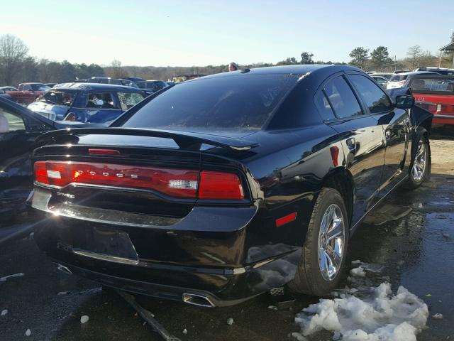 2C3CDXBG9CH302153 - 2012 DODGE CHARGER SE BLACK photo 4