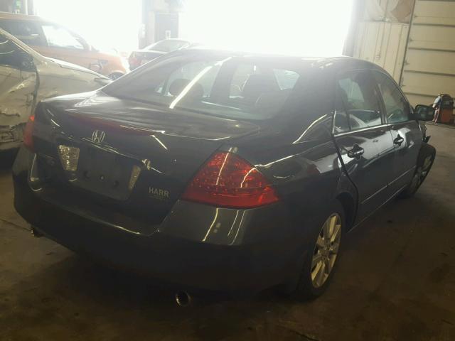 1HGCM66516A054094 - 2006 HONDA ACCORD EX BLACK photo 4