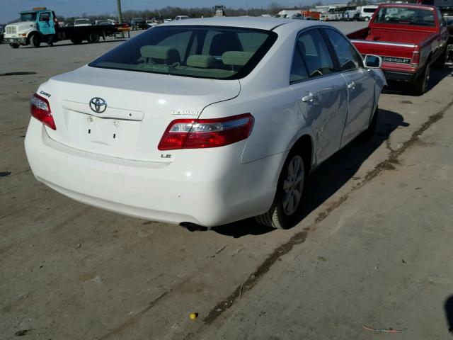 4T4BE46K69R137915 - 2009 TOYOTA CAMRY BASE WHITE photo 4