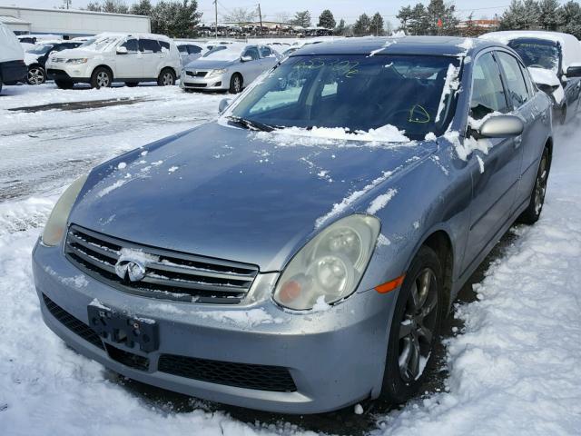 JNKCV51F26M608312 - 2006 INFINITI G35 GRAY photo 2