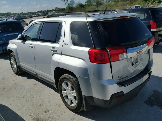 2CTALMEC9B6461461 - 2011 GMC TERRAIN SL SILVER photo 3