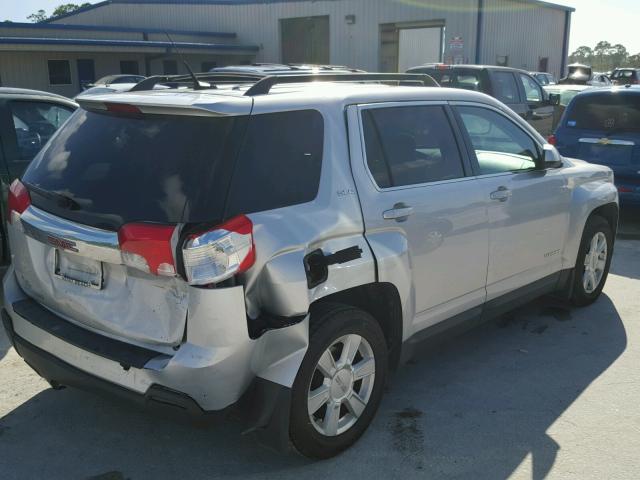 2CTALMEC9B6461461 - 2011 GMC TERRAIN SL SILVER photo 4