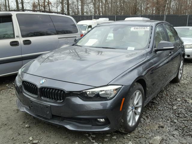 WBA8E5G57GNT41957 - 2016 BMW 320 XI GRAY photo 2