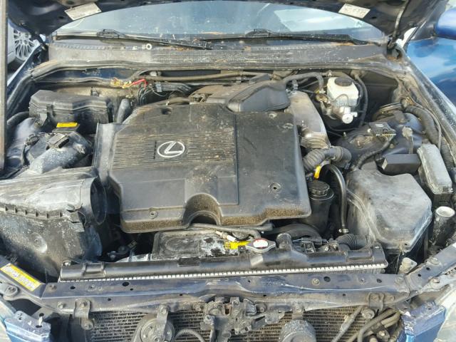 JTHBD192320060900 - 2002 LEXUS IS 300 BLUE photo 7