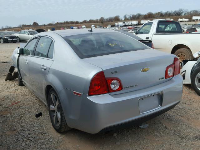 1G1ZC5EU7BF225953 - 2011 CHEVROLET MALIBU 1LT 银色 照片 3