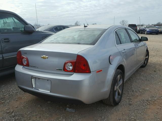 1G1ZC5EU7BF225953 - 2011 CHEVROLET MALIBU 1LT 银色 照片 4