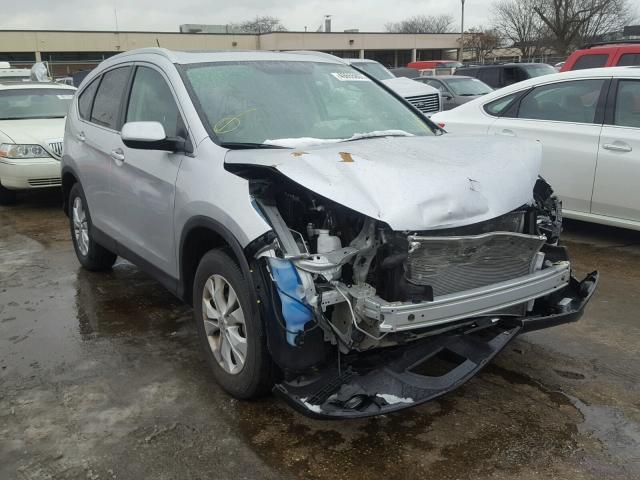 2HKRM4H71DH666524 - 2013 HONDA CR-V EXL SILVER photo 1