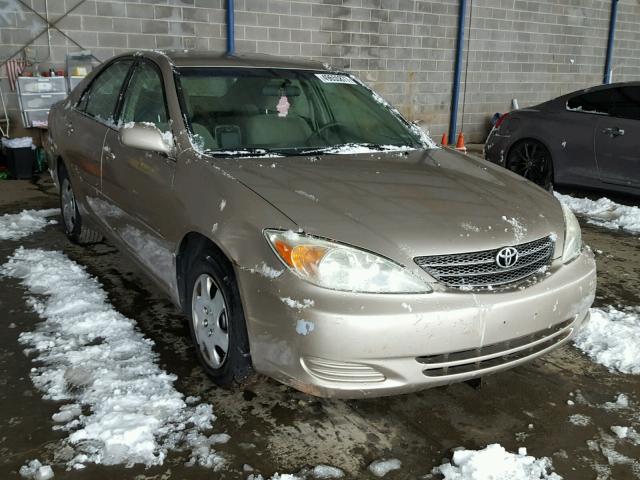 4T1BE32K63U187943 - 2003 TOYOTA CAMRY LE ოქროსფერი ფოტო 1