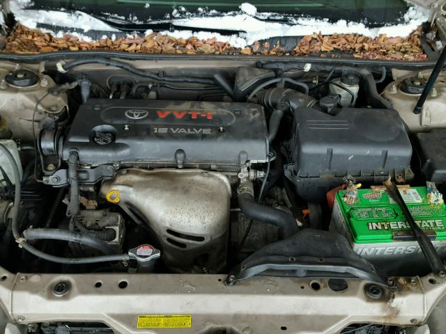 4T1BE32K63U187943 - 2003 TOYOTA CAMRY LE ოქროსფერი ფოტო 7