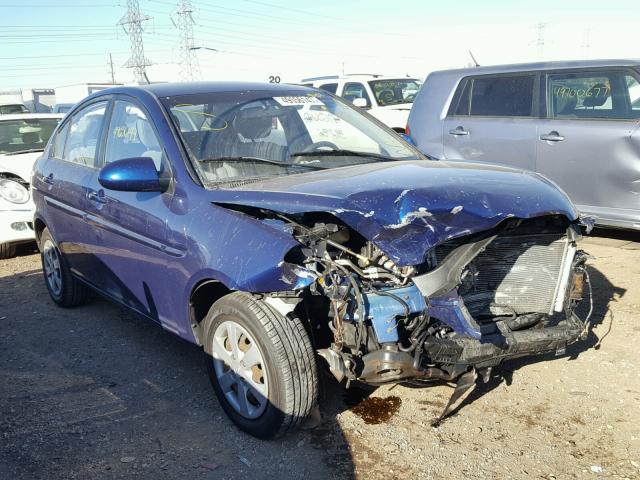 KMHCN46C69U303731 - 2009 HYUNDAI ACCENT GLS BLUE photo 1