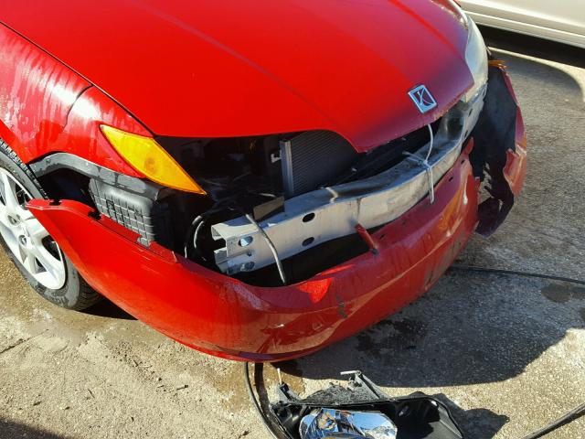 1G8AN15F46Z135795 - 2006 SATURN ION LEVEL RED photo 9