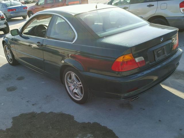 WBABM5343YJN94885 - 2000 BMW 328 CI GREEN photo 3