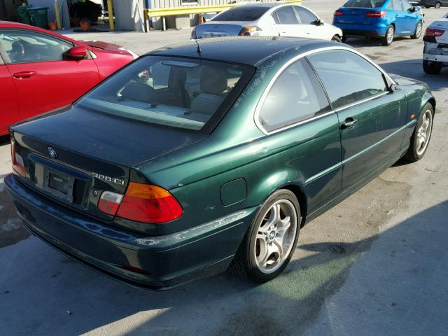 WBABM5343YJN94885 - 2000 BMW 328 CI GREEN photo 4