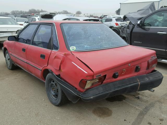 1Y1SK5468LZ120168 - 1990 GEO PRIZM RED photo 3