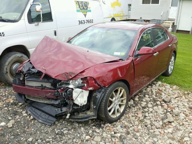 1G1ZE5E78BF332823 - 2011 CHEVROLET MALIBU LTZ 红色 照片 2
