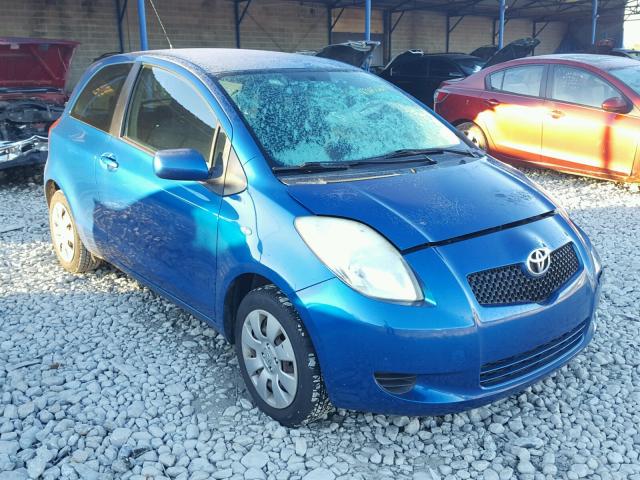 JTDJT923475099278 - 2007 TOYOTA YARIS BLUE photo 1