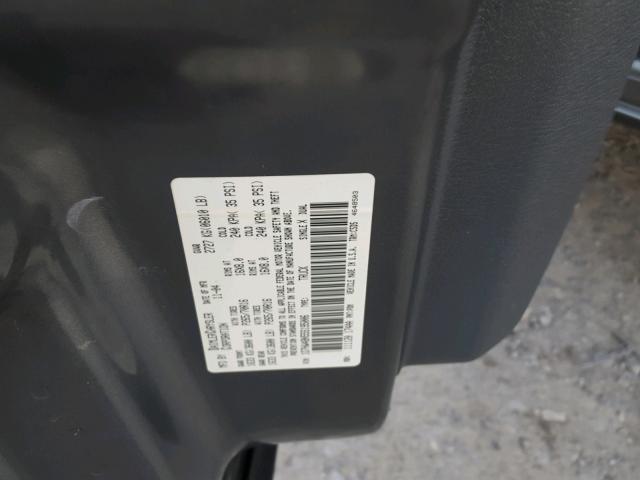 1D7HW48N55S195006 - 2005 DODGE DAKOTA QUA GRAY photo 10